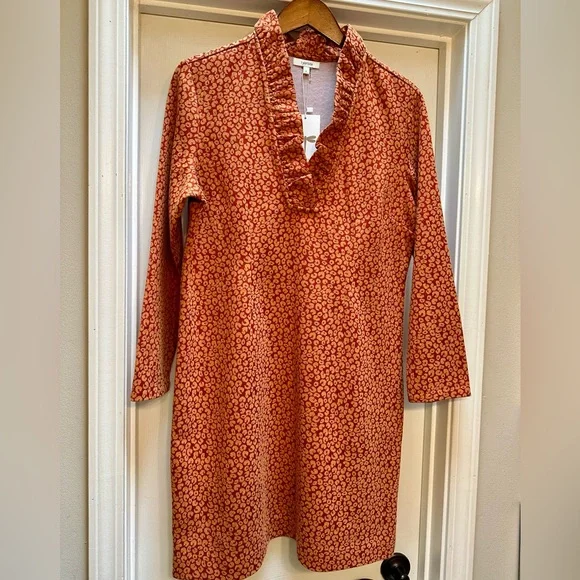 Tyler Boe Dresses | Tyler Boe Constance Jacquard Shift Dress | Color: Cream/Orange | Size: L | Heatherbratcher's Closet Tyler Boe Dresses | Tyler Boe Constance Jacquard Shift Dress | Color: Cream/Orange | Size: L | Heatherbratcher's Closet